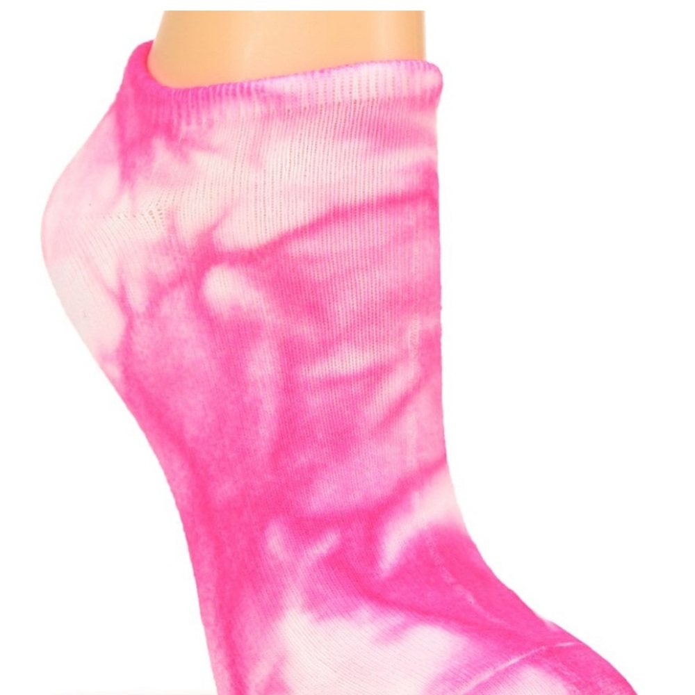 BOGO Colorful Tie-Dye Ankle Socks Set - Picture 2 of 3